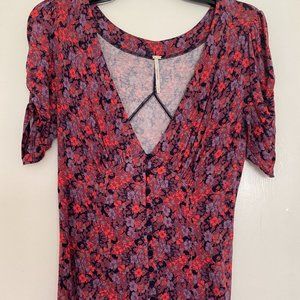 Free People Floral Top